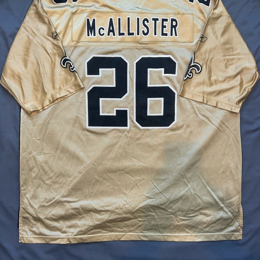 Authentic Reebok / NFL / New Orleans Saints / McAllister Jersey - Picture 10 of 10